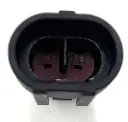 2 pin connector (M) superseal bovenaanzicht.webp
