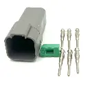 6-pin connector (M) DT Deutsch