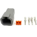 2-pin connector (M) Deutsch DTP