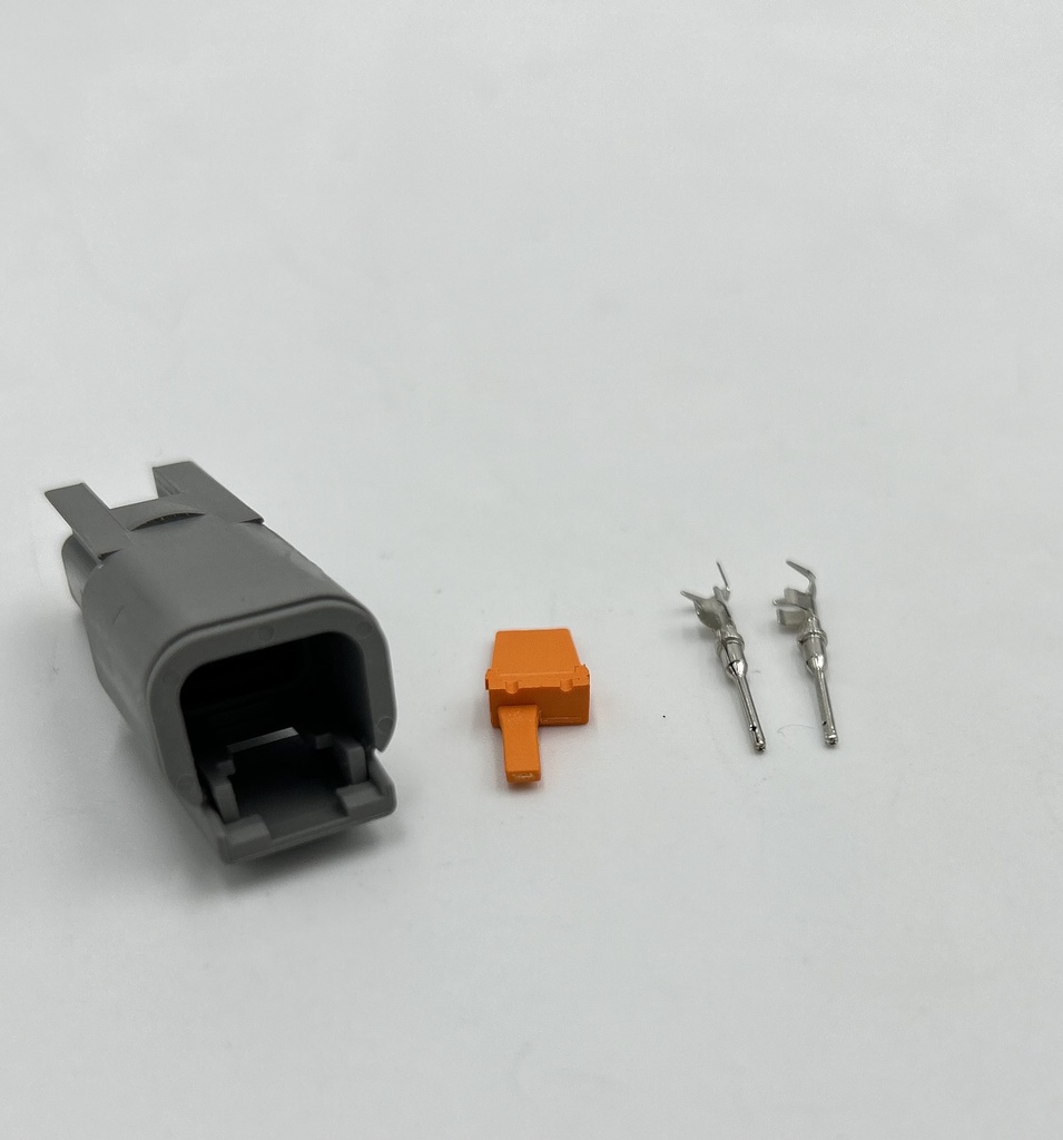 2-pin connector (M) Deutsch DTM