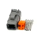 4-pin connector (F) Deutsch DTM 