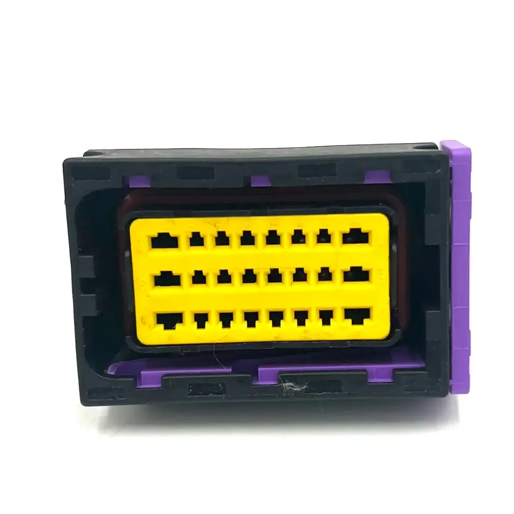 24-pin connector (F) zwart